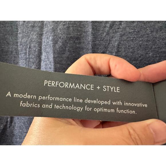 Calvin Klein Performance Blue Knot Back Shirt Small NWT - Picture 8 of 10